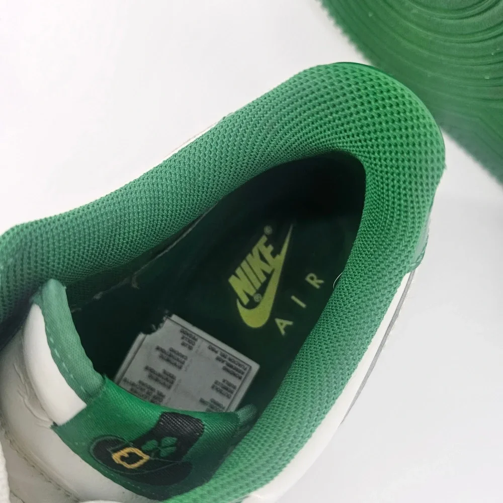 Nike Air Force 1 Mens 8 Green St. Patty Low Top Patricks Day Patent Vintage Y2K